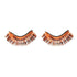 Orange Tinsel Eyelashes 1.2cm x 2.5cm Each