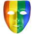 Rainbow Full Face Mask 15.8cm x 19.6cm Each