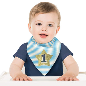 Amscan_OO Shirts, Shorts, Tops & Trousers 1st Birthday Boy Bib Each
