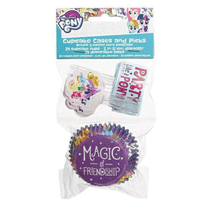 Amscan_OO Tableware - Cupcake Stand & Cases My Little Pony Friendship Adventures Cupcake Cases and Picks 24pk