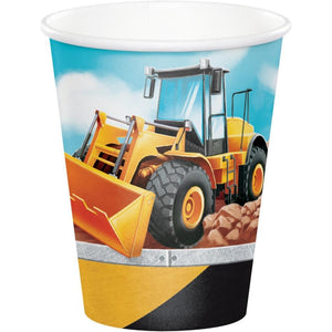 Amscan_OO Tableware - Cups Big Dig Construction Cups Paper 266ml 8pk