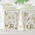 Botanical Hen Party Gold Foiled 'Almost Mrs' Paper Cups 9.5cm x 7.5cm 8pk
