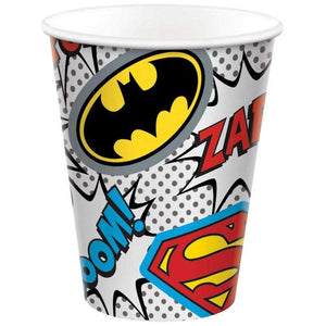 Amscan_OO Tableware - Cups Justice League Heroes Unite Cups 266ml 8pk