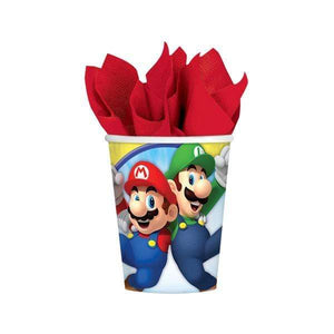 Amscan_OO Tableware - Cups Super Mario Brothers Paper Cups 266ml 8pk