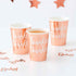 Twinkle Twinkle Paper Cups Rose Gold Foiled 266ml 8pk