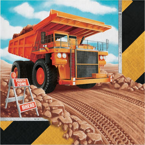 Amscan_OO Tableware - Napkins Big Dig Construction Lunch Napkins 16pk