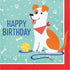 Dog Party Lunch Napkins Happy Birthday 16pk