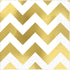Gold Gold Premium Chevron Hot-Stamped Beverage Napkins 16pk 16Pk