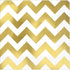 Gold Gold Premium Chevron Hot-Stamped Lunch Napkins 16pk 16Pk