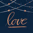 Navy Bride Beverage Napkins love Hot Stamped 16pk