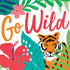 Tropical Jungle Go Wild Beverage Napkins 36pk