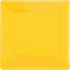 Yellow Sunshine NPC Square Paper Plates 17cm 20pk