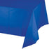 Bright Royal Blue Plastic Rectangular Tablecover 137cm x 274cm Each