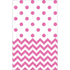 New Pink Chevron Plastic Tablecover 1.37 x 2.59m Each
