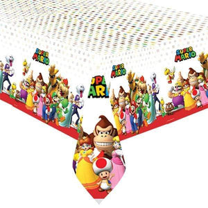 Amscan_OO Tableware - Table Covers Super Mario Brothers Plastic Tablecover 137cm x 243cm Each
