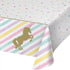 Unicorn Sparkle Plastic Tablecover 137cm x 259cm Each
