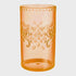 Fiesta Burnt Orange Highball Tumbler Floral Debossed Finish 532ml Each