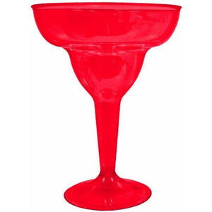 Amscan_OO Tableware - Wine, Cocktail, Champagne, & Glasses Margarita Glasses Assorted Fiesta Colours 20pk