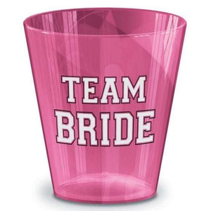 Amscan_OO Tableware - Wine, Cocktail, Champagne, & Glasses Team Bride Shot Glasses 40Pk